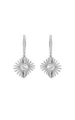 Load image into Gallery viewer, 1CTW Round Shaped Lab Grown Diamond (F/VS) Dangle Fashion Earrings in 14K Gold
