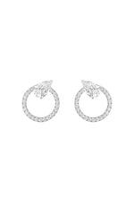 Load image into Gallery viewer, 1.5CTW Pear Shaped Lab Grown Diamond (F/VS) Dangle Fashion Earrings in 14K Gold
