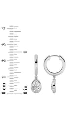 Load image into Gallery viewer, 1CTW Pear Shaped Lab Grown Diamond (F/VS) Dangle Earrings in 14K Gold
