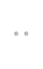 Load image into Gallery viewer, 0.5CTW Round Shaped Lab Grown Diamond (F/VS) Stud Earrings in 14K Gold
