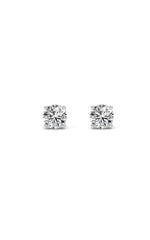 Load image into Gallery viewer, 3CTW Round Shaped Lab Grown Diamond (F/VS) Stud Earrings in 14K Gold
