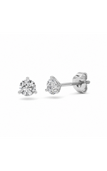 Load image into Gallery viewer, 0.5CTW Round Shaped Lab Grown Diamond (F/VS) Stud Earrings in 14K Gold
