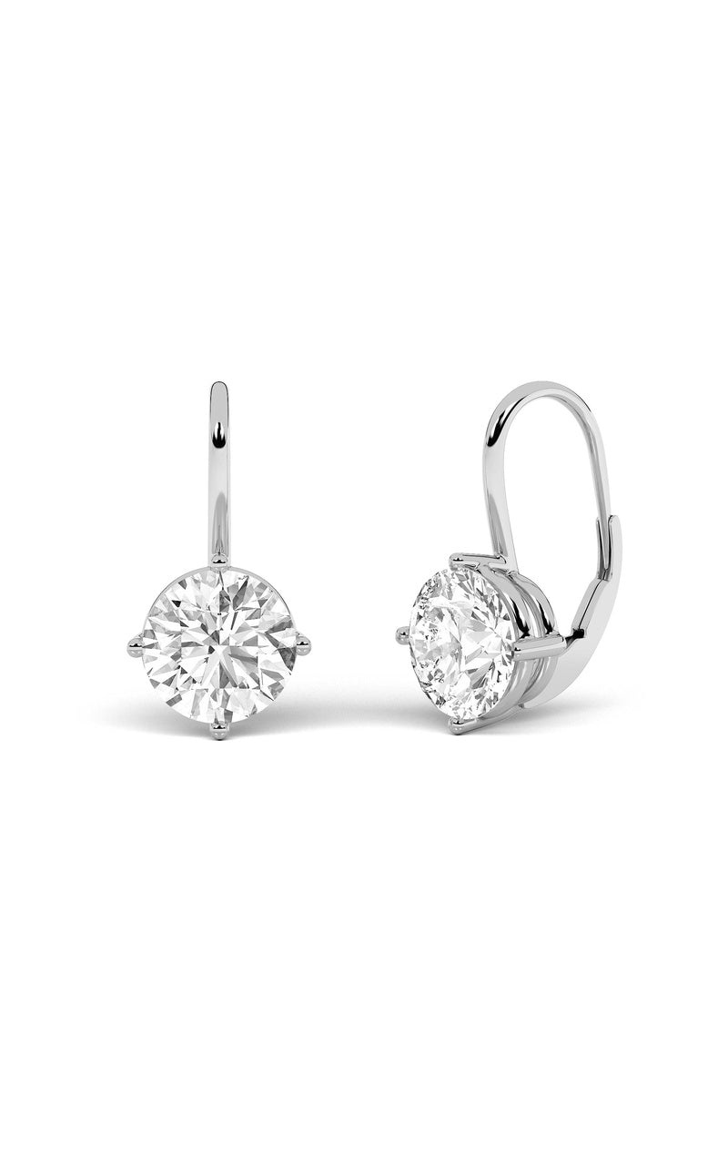 Vs) stud earrings in 14k gold