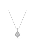 Load image into Gallery viewer, 1.3CTW Oval Shaped Lab Grown Diamond (F/VS)  Pendant in 14K Gold
