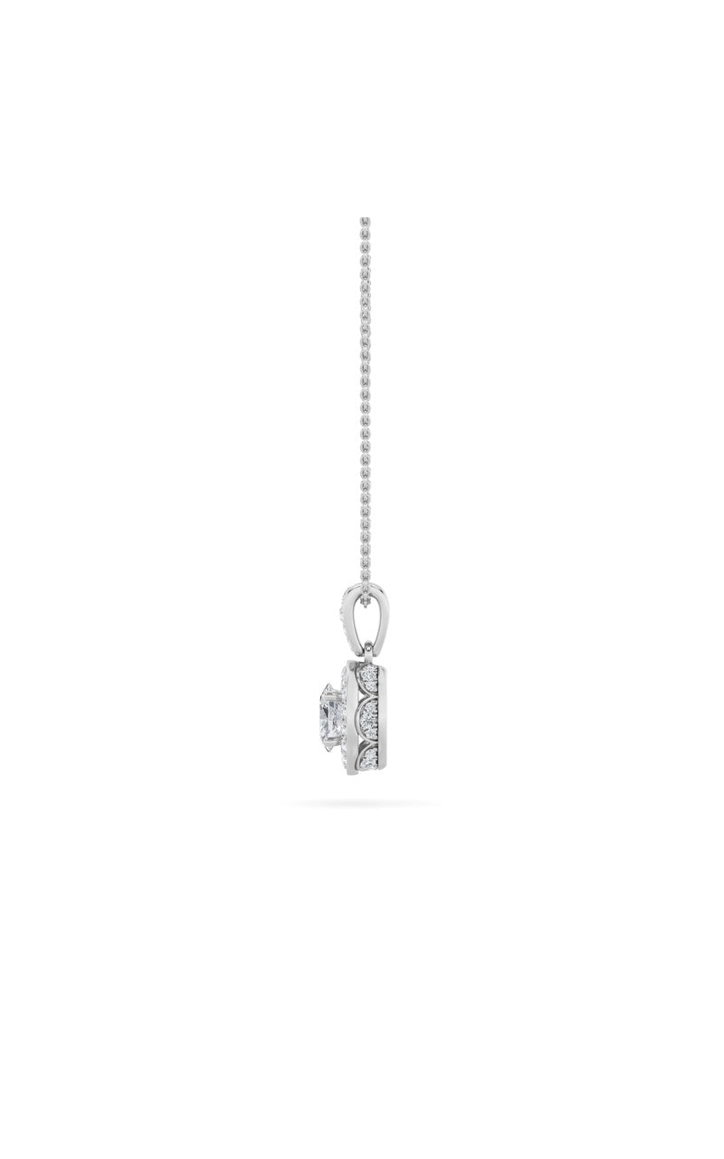 1.3CTW Oval Shaped Lab Grown Diamond (F/VS)  Pendant in 14K Gold