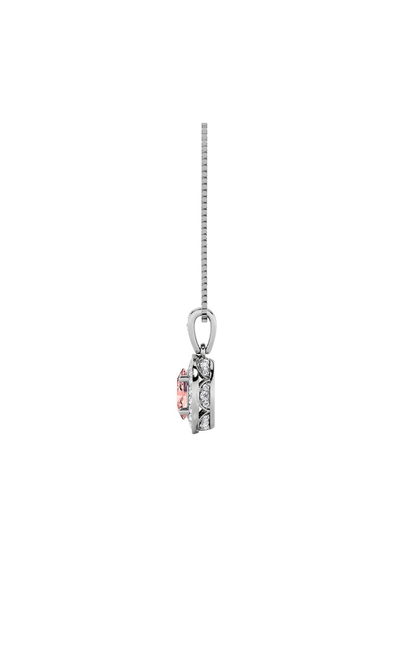 1.3CTW Oval Shaped Lab Grown Diamond (F/VS)  Pendant in 14K Gold