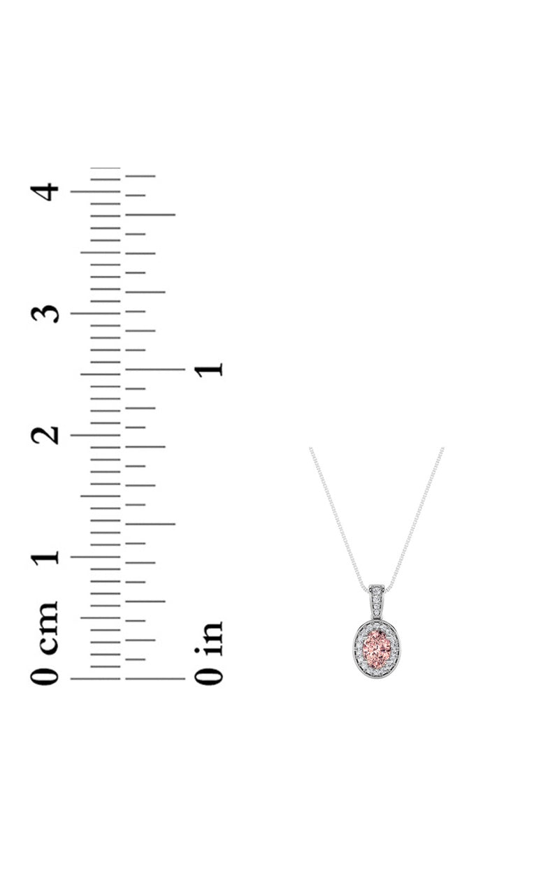 1.3CTW Oval Shaped Lab Grown Diamond (F/VS)  Pendant in 14K Gold