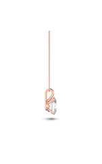 Load image into Gallery viewer, 1CTW Oval Shaped Lab Grown Diamond (F/VS) Split Bale Solitaire Pendant in 14K Gold
