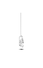 Load image into Gallery viewer, 2CTW Pear Shaped Lab Grown Diamond (F/VS) Split Bale Solitaire Pendant in 14K Gold

