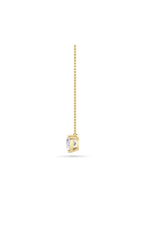 Load image into Gallery viewer, 1CTW Elongated Cushion Shaped Lab Grown Diamond (F/VS) East West Solitaire Necklace in 14K Gold
