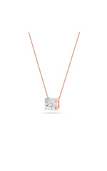 Load image into Gallery viewer, 1CTW Elongated Cushion Shaped Lab Grown Diamond (F/VS) East West Solitaire Necklace in 14K Gold
