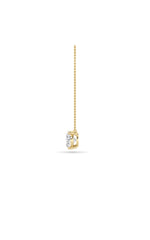 Load image into Gallery viewer, 1CTW Oval Shaped Lab Grown Diamond (F/VS) East West Solitaire Necklace in 14K Gold
