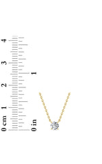 Load image into Gallery viewer, 0.25CTW Round Shaped Lab Grown Diamond (F/VS) Solitaire Necklace in 14K Gold
