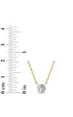 Load image into Gallery viewer, 0.75CTW Round Shaped Lab Grown Diamond (F/VS) Solitaire Necklace in 14K Gold
