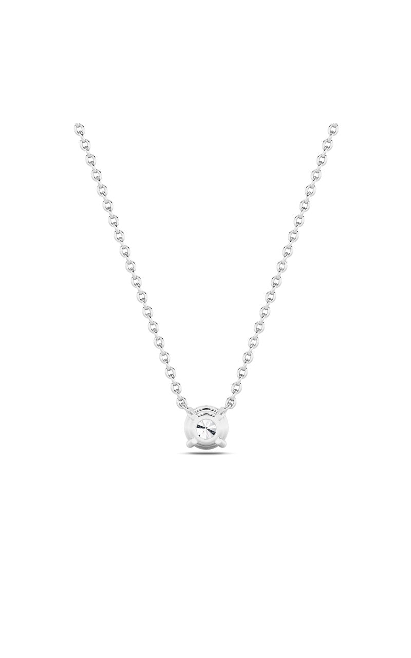 1CTW Round Shaped Lab Grown Diamond (F/VS) Solitaire Necklace in 14K Gold