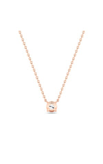 Load image into Gallery viewer, 1CTW Round Shaped Lab Grown Diamond (F/VS) Solitaire Necklace in 14K Gold
