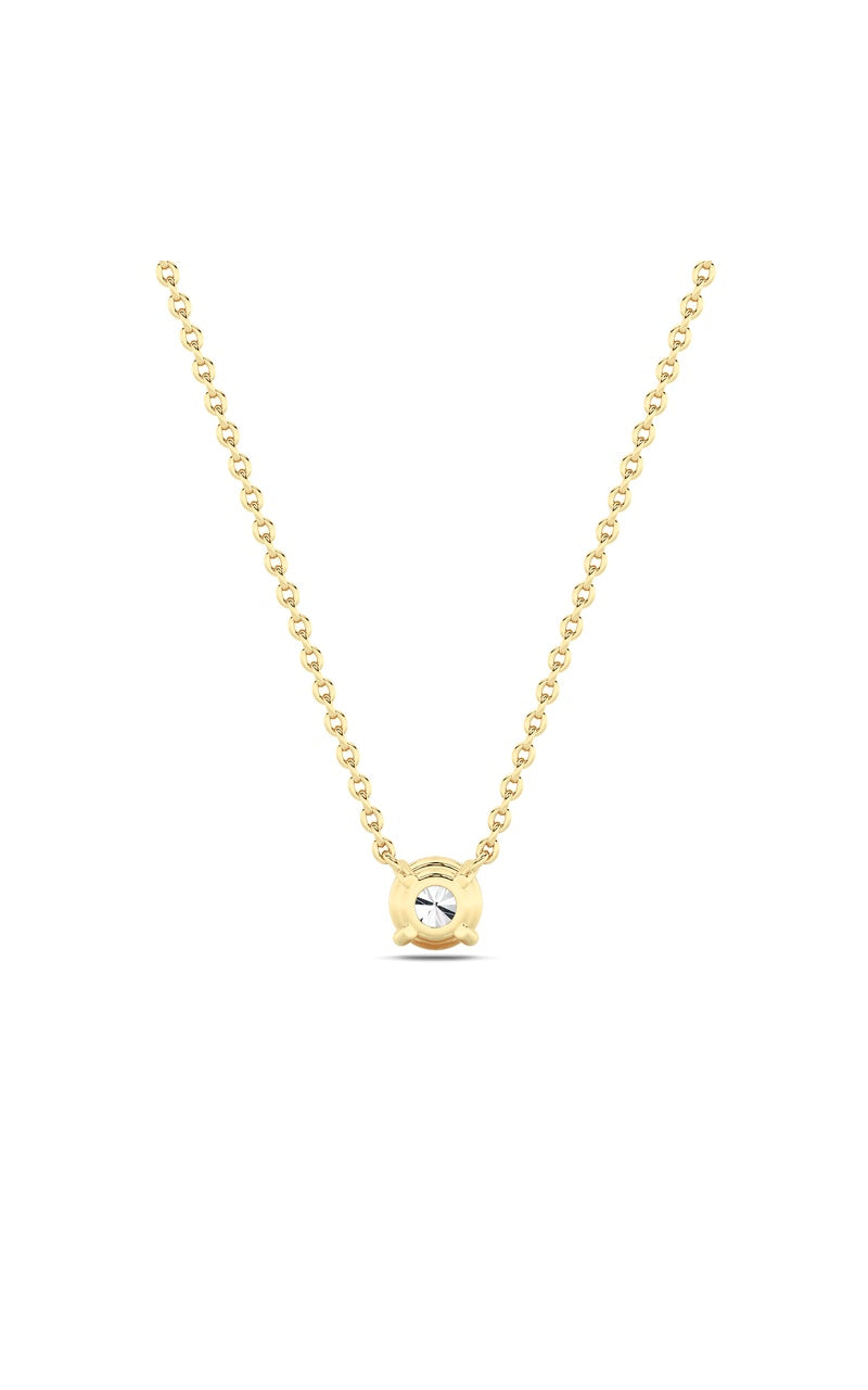 1.5CTW Round Shaped Lab Grown Diamond (F/VS)  Necklace in 14K Gold