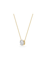 Load image into Gallery viewer, 3CTW Round Shaped Lab Grown Diamond (F/VS) Solitaire Necklace in 14K Gold
