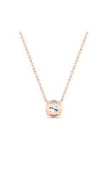 Load image into Gallery viewer, 3CTW Round Shaped Lab Grown Diamond (F/VS) Solitaire Necklace in 14K Gold
