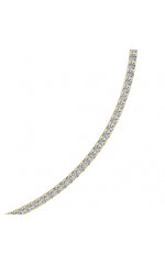 Load image into Gallery viewer, 15CTW Round Shaped Lab Grown Diamond (F/VS) Necklace in 14K White Gold
