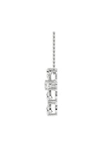 Load image into Gallery viewer, 2.75CTW Pear Shaped Lab Grown Diamond (F/VS) Cross Pendant in 14K Gold
