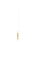 Load image into Gallery viewer, 3CTW Oval Shaped Lab Grown Diamond (F/VS) Cross Pendant in 14K Gold
