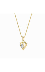 Load image into Gallery viewer, 1.5CTW Round Shaped Lab Grown Diamond (F/VS) Heart Shaped Pendant in 14K Gold
