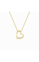 Load image into Gallery viewer, 2.5CTW Marquise Shaped Lab Grown Diamond (F/VS) Heart Shaped Pendant in 14K Gold
