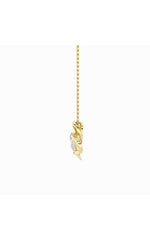 Load image into Gallery viewer, 2CTW Pear Shaped Lab Grown Diamond (F/VS) Heart Shaped Pendant in 14K Gold
