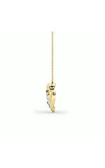 Load image into Gallery viewer, 2CTW Marquise Shaped Lab Grown Diamond (F/VS) Heart Shaped Pendant in 14K Gold
