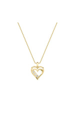 Load image into Gallery viewer, 1CTW Round Shaped Lab Grown Diamond (F/VS) Heart Shaped Pendant in 14K Gold
