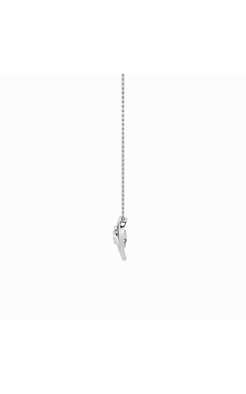 1CTW Round Shaped Lab Grown Diamond (F/VS) Heart Shaped Pendant in 14K Gold