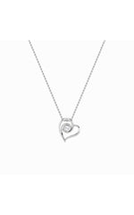 Load image into Gallery viewer, 1CTW Round Shaped Lab Grown Diamond (F/VS) Heart Shaped Pendant in 14K Gold
