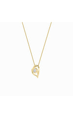 Load image into Gallery viewer, 1CTW Round Shaped Lab Grown Diamond (F/VS) Heart Shaped Pendant in 14K Gold

