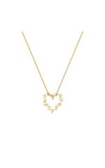 Load image into Gallery viewer, 2.5CTW Emerald Shaped Lab Grown Diamond (F/VS) Heart Shaped Pendant in 14K Gold
