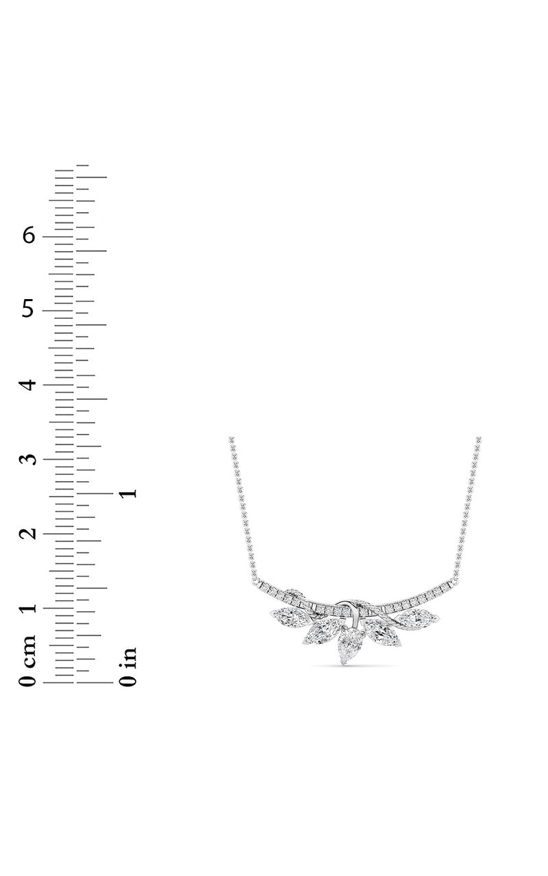 1.5CTW Pear Shaped Lab Grown Diamond (F/VS) Necklace in 14K Gold