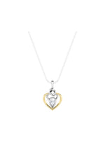 Load image into Gallery viewer, 1.5CTW Pear Shaped Lab Grown Diamond (F/VS) Heart Shaped Pendant in 14K Gold

