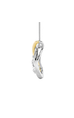 Load image into Gallery viewer, 1.5CTW Pear Shaped Lab Grown Diamond (F/VS) Fancy Pendant in 14K Gold
