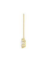 Load image into Gallery viewer, 2CTW Round Shaped Lab Grown Diamond (F/VS) Three Stone Necklace in 14K Gold
