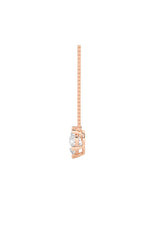 Load image into Gallery viewer, 2CTW Round Shaped Lab Grown Diamond (F/VS) Three Stone Necklace in 14K Gold
