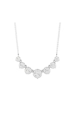 Load image into Gallery viewer, 4.5CTW Round Shaped Lab Grown Diamond (F/VS) Seven Stone Necklace in 14K Gold
