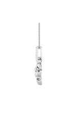 Load image into Gallery viewer, 1CTW Oval Shaped Lab Grown Diamond (F/VS) Organic Design Solitaire Pendant in 14K Gold
