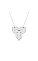Load image into Gallery viewer, 1CTW Round Shaped Lab Grown Diamond (F/VS) Three Stone Pendant in 14K Gold

