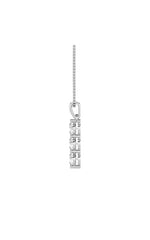 Load image into Gallery viewer, 1CTW Round Shaped Lab Grown Diamond (F/VS) Three Stone Pendant in 14K Gold
