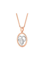 Load image into Gallery viewer, 1CTW Oval Shaped Lab Grown Diamond (F/VS) Zodiac Pendant in 14K Gold
