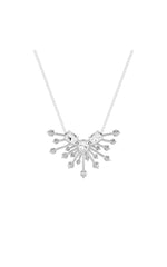 Load image into Gallery viewer, 3CTW Round Shaped Lab Grown Diamond (F/VS) Astralis Necklace in 14K Gold
