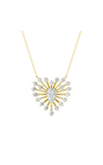 Load image into Gallery viewer, 1.5CTW Pear Shaped Lab Grown Diamond (F/VS) Astralis Necklace in 14K Gold
