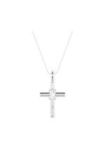 Load image into Gallery viewer, 0.5CTW Emerald Shaped Lab Grown Diamond (F/VS) Cross Pendant in 14K Gold
