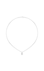 Load image into Gallery viewer, 2CTW Emerald Shaped Lab Grown Diamond (F/VS) Strata Chic Collection Necklace in 14K Gold
