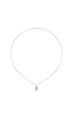 Load image into Gallery viewer, 2CTW Oval Shaped Lab Grown Diamond (F/VS) Strata Chic Collection Necklace in 14K Gold
